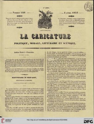 Numéro 126 (4 Avril 1833)