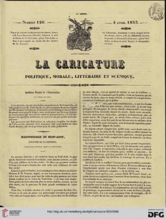 Numéro 126 (4 Avril 1833)