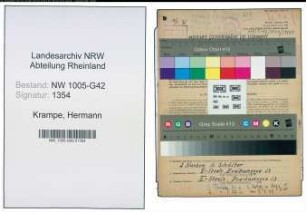 Entnazifizierung Hermann Krampe , geb. 28.09.1916 (Friseur)
