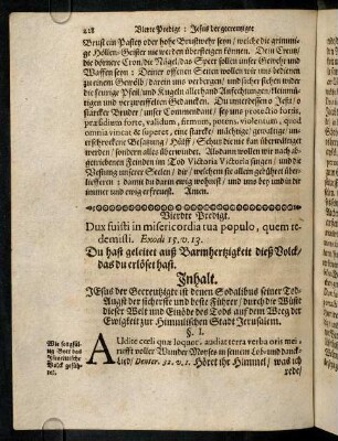 228-238, Vierdte Predigt