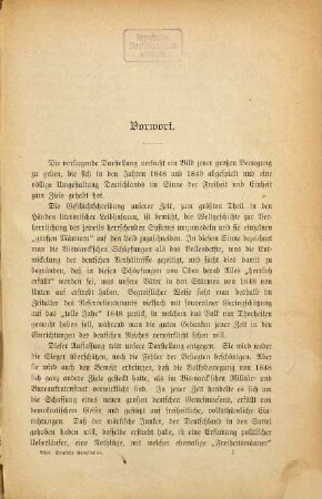 Die Deutsche Revolution : Geschichte der Deutschen Bewegung von 1848 und 1849