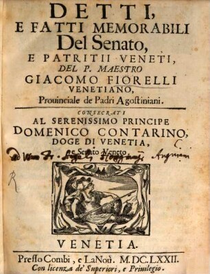 Detti e fatti memorabili del Senato