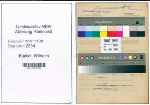 Entnazifizierung Wilhelm Kunkel , geb. 14.12.1907 (Polizist)