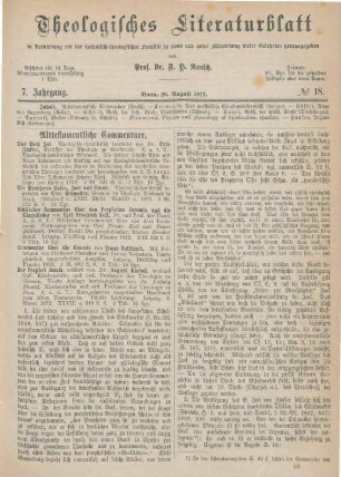 426-432 Alttestamentliche Kommentare
