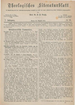 426-432 Alttestamentliche Kommentare