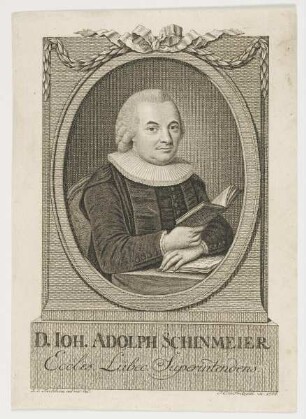 Bildnis des Ioh. Adolph Schinmeier
