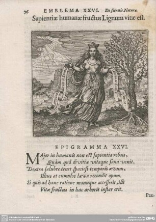 Discursus XXVI. Sapientiae humanae fructus Lignum vitae est.