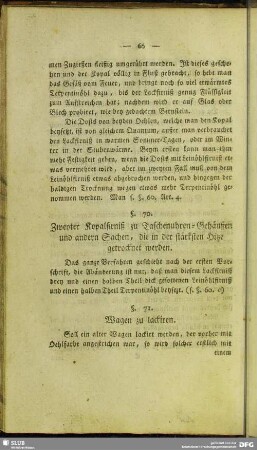 Wagen zu lackiren (§ 71-83)