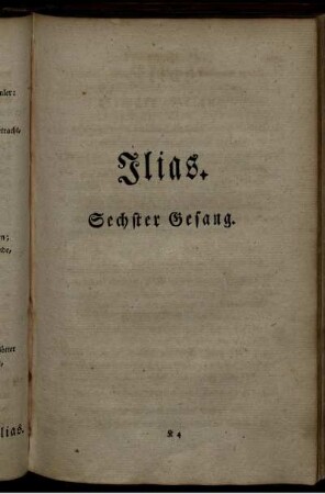 Ilias. Sechster Gesang