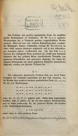 Zur algebraischen Theorie der quadratischen Formen