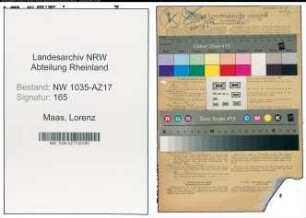 Entnazifizierung Lorenz Maas , geb. 04.07.1901 (Kaufmaennischer Angestellter)