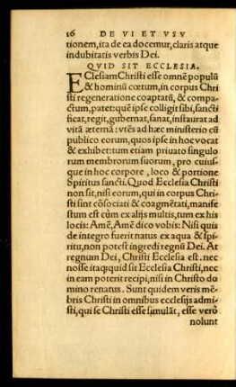 Quid Sit Ecclesia.