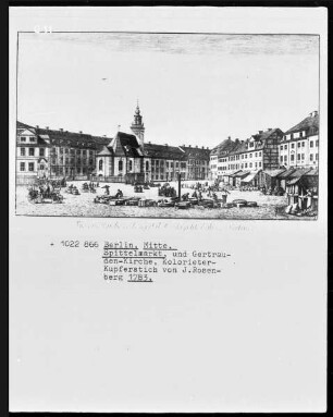 Berlin, Spittelmarkt und Gertrauden-Kirche