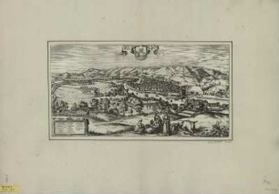 Ansicht von Bilbao, Spanien, Kupferstich, 1593 : Bilvao / [venusta Hogenbergii manu, ad vivum delineata. Georg Braun exc.]. - [Coloniae Agrippiae] : [Auctores] , [um 1593]. - 1 Ansicht : Kupferst. ; 46 x 17 cm +++ Auch ersch. in: Civitates orbis terrarvm. - Mit Gebäudekennzeichng.