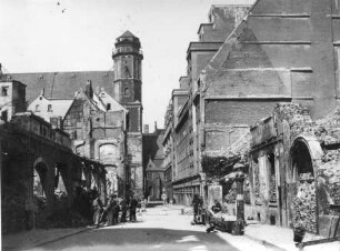 Burgstraße, Blickrichtung Thomaskirche