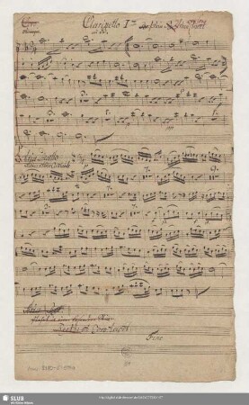 Clarinetto I.mo in B [No. 2-9]