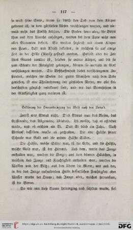 Erklärung der Hervorbringung der Welt nach den Beda's