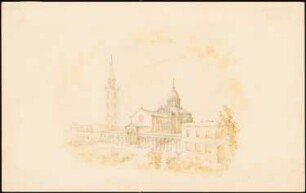 Johanniskirche, Berlin-Moabit Umbau: Perspektivische Ansicht