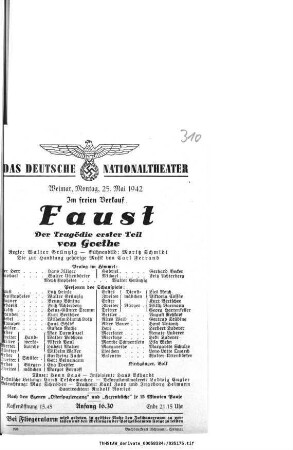 Faust Der Tragödie erster Teil