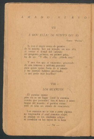 E dov ella? De subito dis' io