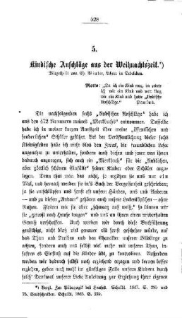 Kindische Anschläge aus der Weihnachtszeit