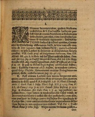 Dissertatio Historico-Theologica De Impanatione Et Consubstantiatione, contra Pontificios & Reformatos quosdam