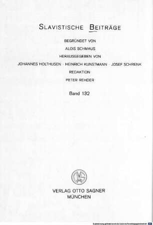 Zur syntaktischen und kommunikativen Struktur slavischer Partizipial- und Gerundialkonstruktionen