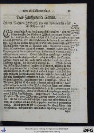 Das Fünffzehende Capitel.