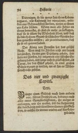 Das vier und zwanzigste Capitel.