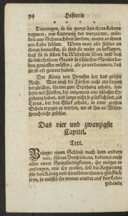 Das vier und zwanzigste Capitel.