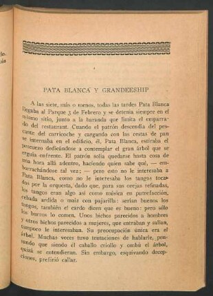 Pata Blanca y Grandeeship