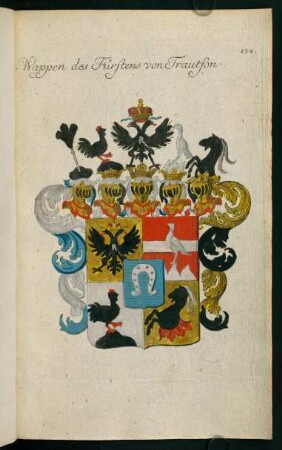 134, Wappen der Fürsten von Trautson