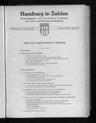Lager und Lagerbewohner in Hamburg