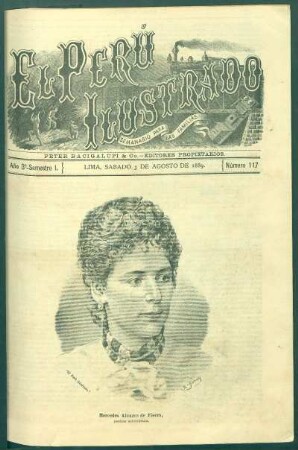 [Retrato de] Mercedes Álvarez de Flores. : Poetisa colombiana.