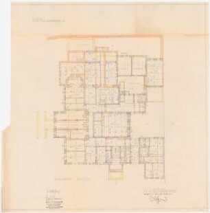 Villa von der Heydt, Berlin-Tiergarten Umbau: Grundriss Kellergeschoss 1:100