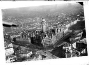 Leipzig, Neues Rathaus, Hauptbahnhof