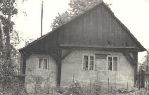 Umgebindehaus in Burghammer : Chěza ze stołom w Bórkhamorje