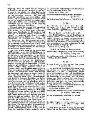 Kurze Inhaltsangabe bei längeren Schriftstücken : [Amtlicher Teil]