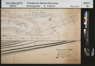 Bockwa, Schedewitz, Planitz und Cainsdorf; Grubenfelder und Kohlenflöze an der Mulde zwischen dem Petrikowsky-Wehr und der Cainsdorfer Brücke