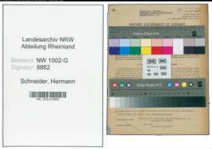 Entnazifizierung Hermann Schneider, geb. 15.10.1906 (Kaufmann)