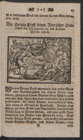 Wie Herzog Ernst seinen Verräther Heinrichen den Pfalzgrafen an des Kaisers Seiten erstach.