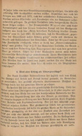 6. Wert oder Ertrag als Steuergrundlage?