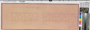 Volkswohnungen Grundrisse 1950 1 : 100 29 x 88 Pause Westfälische Heimstätte Dortmund Wohnungsgesellschaft Münsterland