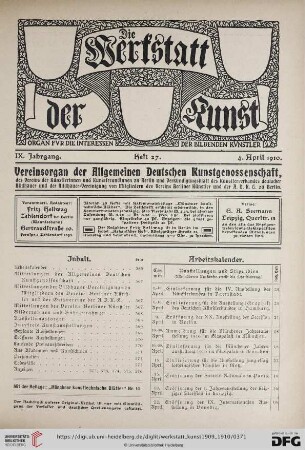 Heft 27 (4. April 1910)