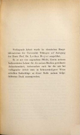 Über die Affinität der Vitriolmetalle zur Schwefelsäure : Inaug.-Diss.