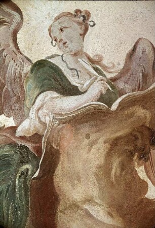 Deckenbild : Allegorie auf die Geschichte (?)