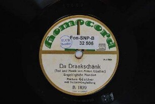 Da Draakschänk : Erzgebirgische Mundart