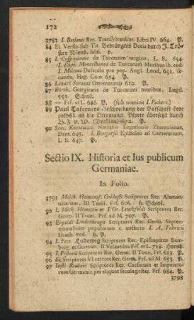 IX. Historia et Ius Publicum Germaniae