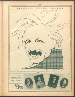 Huéspedes ilustres: Einstein - - [Ilustración]