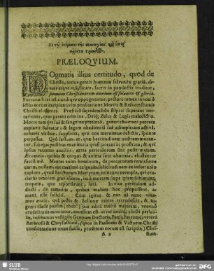 Praeloquium